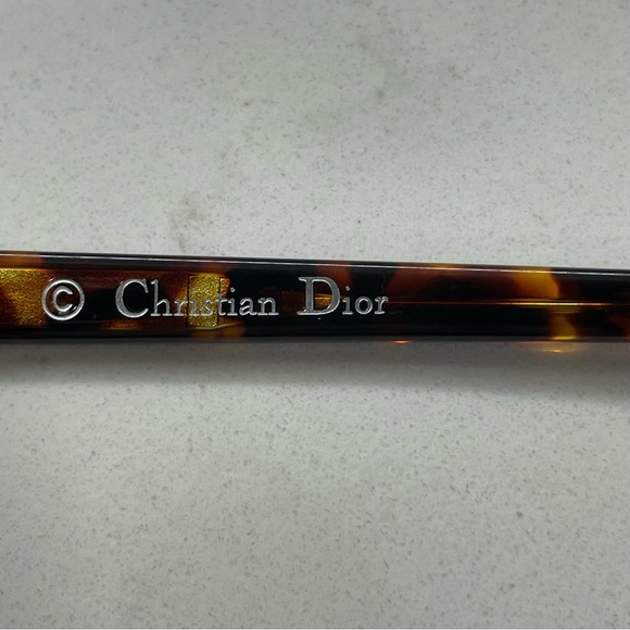 Dior Onde 2 Sunglasses Black Brown Tortoiseshell Excellent Italy with Case - Picture 10 of 15